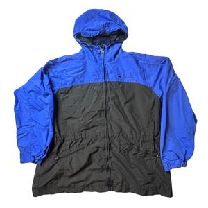 Vintage Arctic Image Windbreaker Mens XL Blue Oregon Colorblock Full Zip Jacket